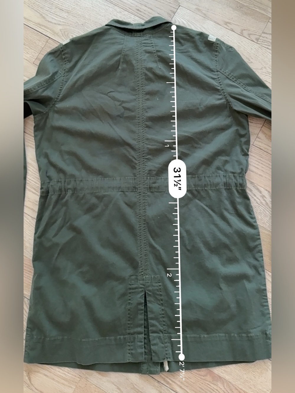 CABI Olive Green Utility Field Military Jacket Medium - Picture 9 of 10